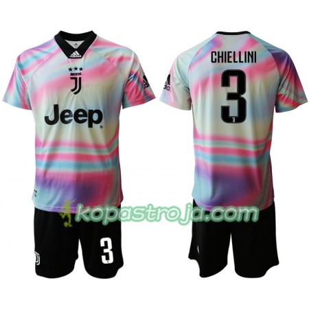 Billiga Fotbollströjor Juventus CHIELLINI 3 Barn EA Sport 2018/19 Kortärmad